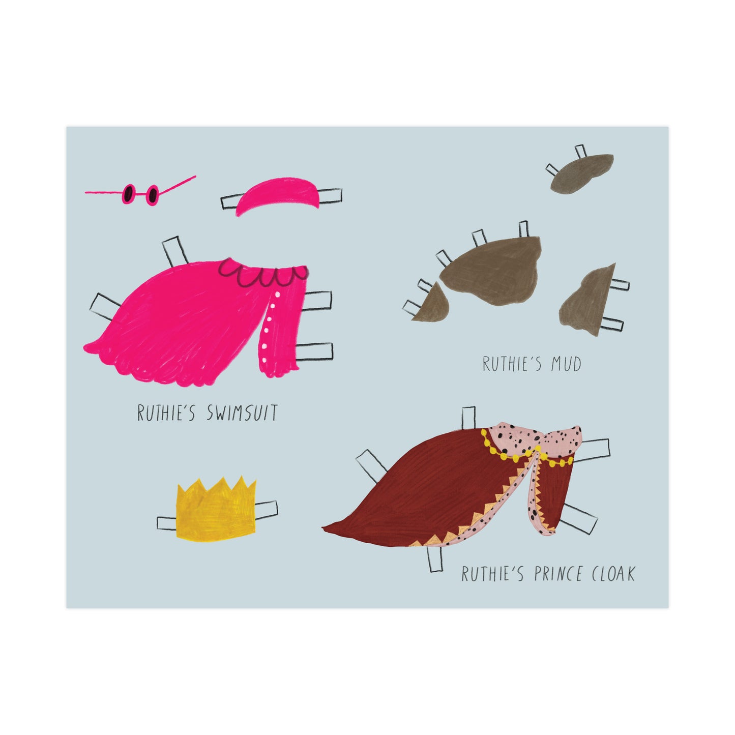 Ruthie Paper Doll Set