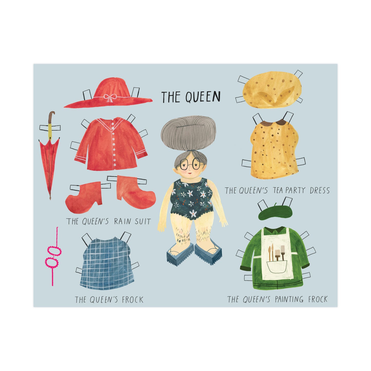 Ruthie Paper Doll Set