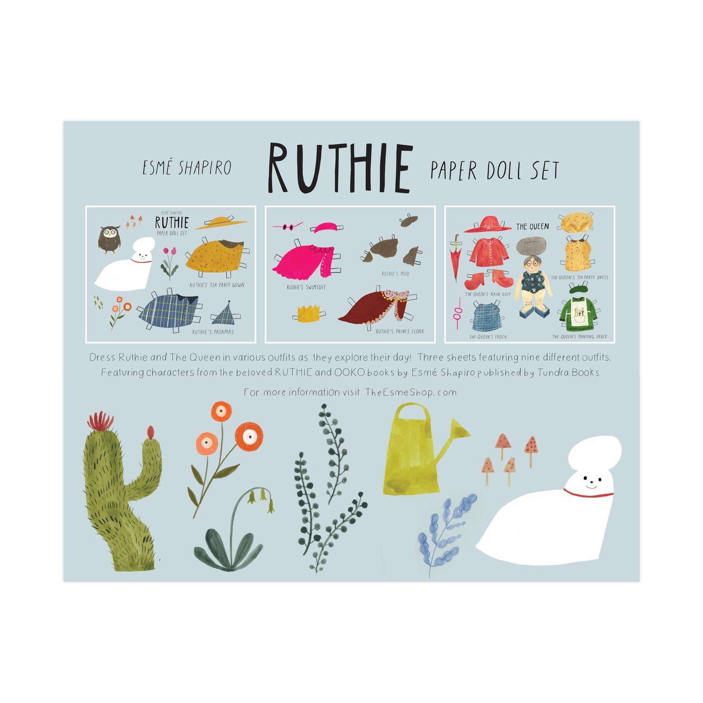Ruthie Paper Doll Set