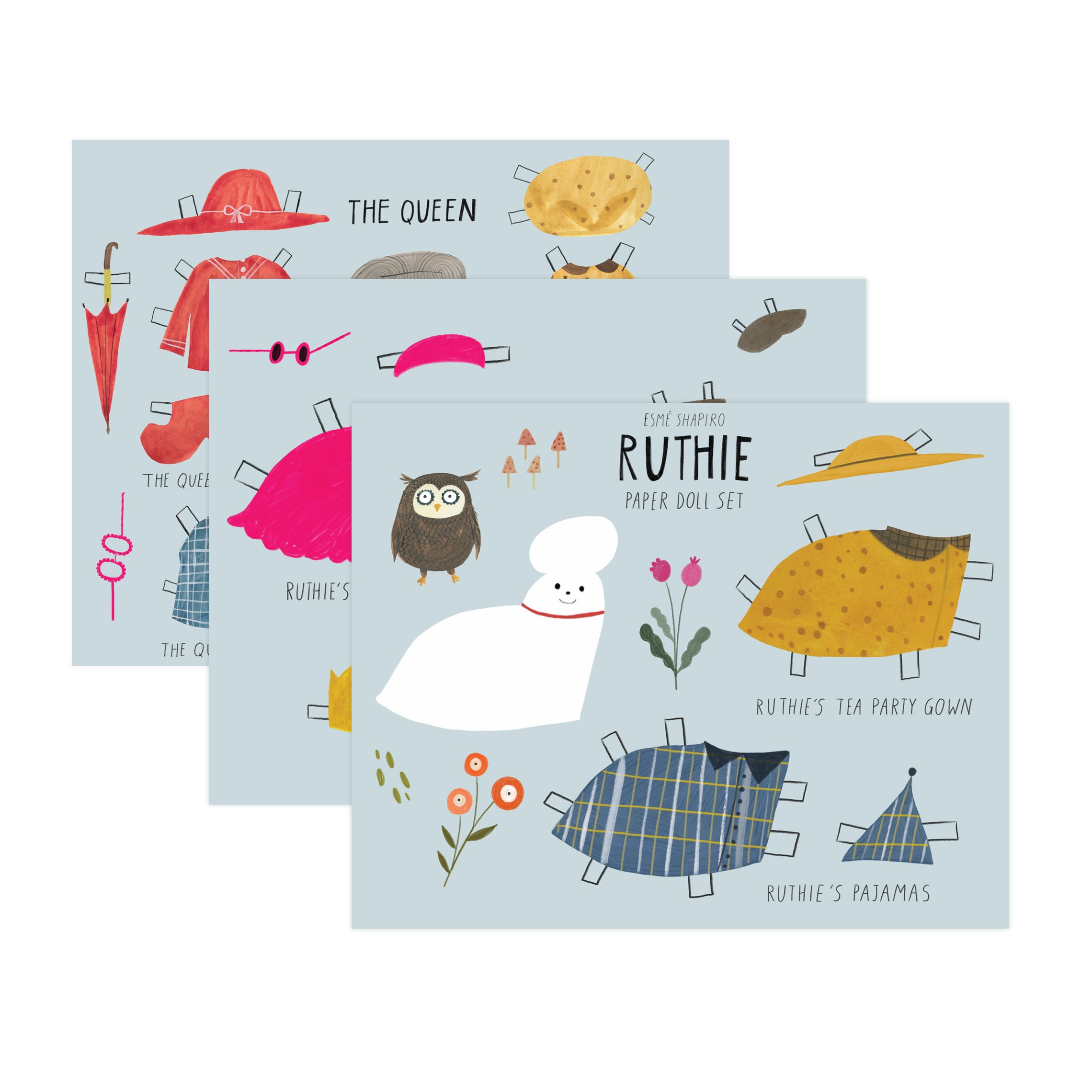 Ruthie Paper Doll Set – The Esme Shop
