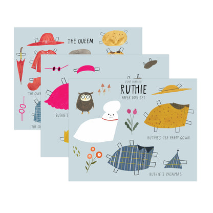 Ruthie Paper Doll Set