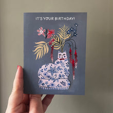 Load image into Gallery viewer, BIRTHDAY CAT WITH BOW